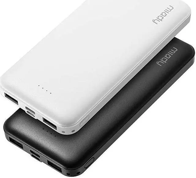 Main image of 2Pack  10000mAh Dual USB Portable Charger Fast Charging Power Bank with USB C Input Backup Charger for iPhone X Galaxy S9 Pixel 3 and etc