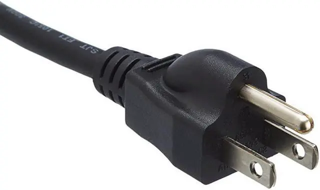 Alt view image 3 of 4 - Computer Monitor TV Replacement Power Cord 25Foot Black