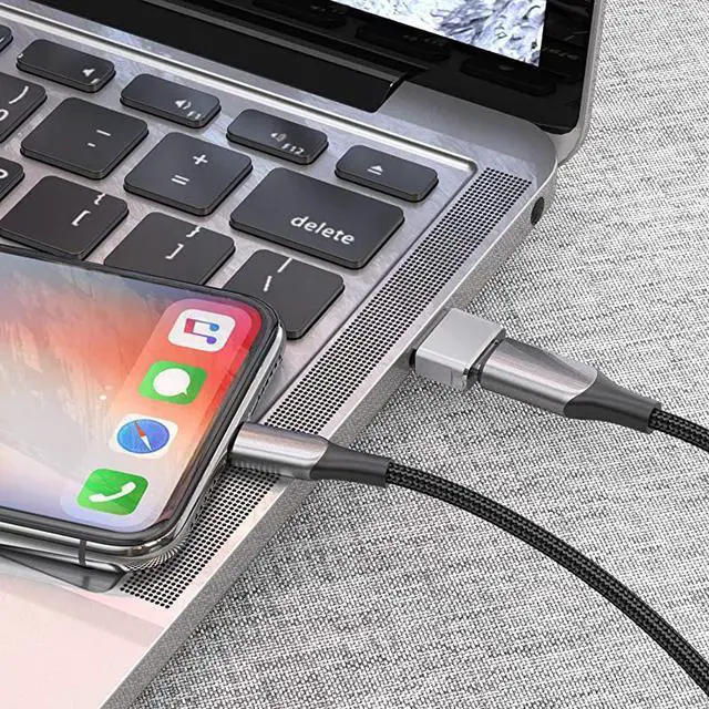 Alt view image 7 of 7 - USB C Female to USB Male Adapter Upgraded Version 2Pack  Type C to USB A Adapter Compatible with Laptops Power Banks Chargers and More Devices with Standard USB A Ports Silver