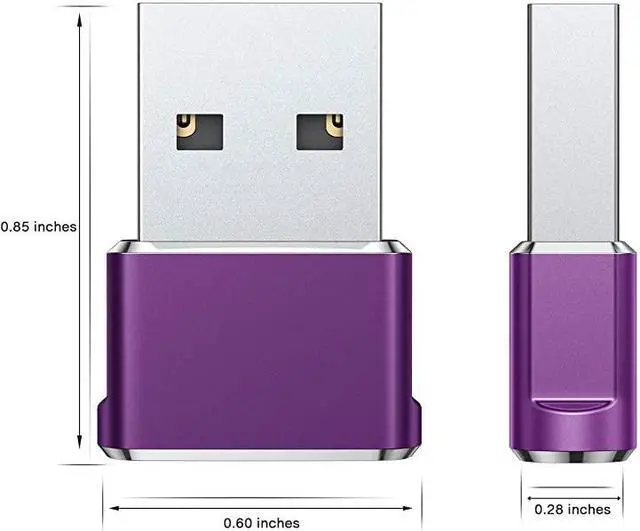 Alt view image 4 of 7 - C Female to Male Adapter (2 Pack),Type C to A Charger Cable Adapter for iPhone 11 12 Pro Max,Airpods iPad,Samsung Galaxy Note 10 20 S20 Plus S20+ 20+ Ultra,A71 5G,Microsoft Surface Duo