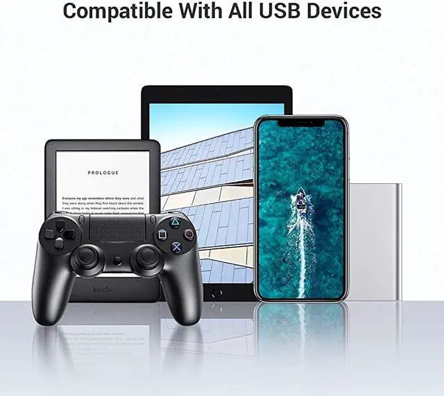 Alt view image 6 of 6 - USB 30 Extension Cable Type A Male to Female Extension Cord 2PACK 66FT DURABLE BRAIDED MATERIAL 5Gbps Data Transfer Compatible with USB KeyboardMouseFlash Drive Hard DrivePrinter
