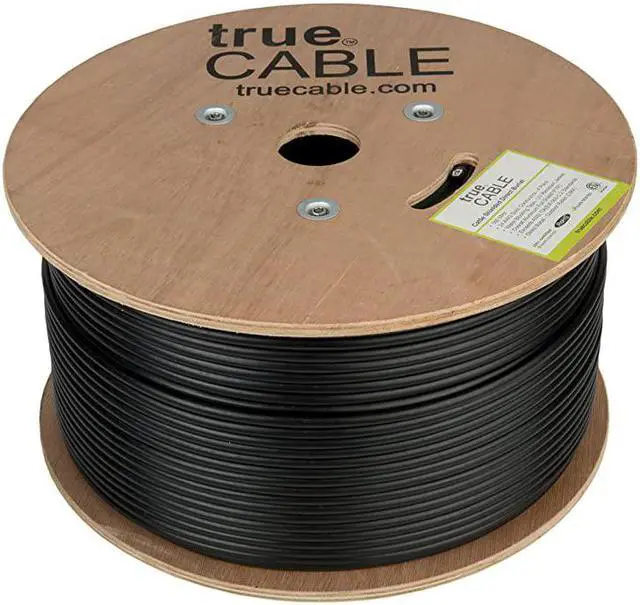 Alt view image 2 of 7 - Cat5e Outdoor Shielded FTP 1000ft Waterproof Direct Burial Rated CMX 24AWG Solid Bare Copper 350MHz ETL Listed Bulk Ethernet Cable
