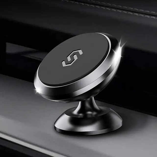 Main image of Magnetic Phone Car Mount,  Car Phone Holder for Dashboard, Cell Phone Car Kits, 360° Adjustable Magnet Cell Phone Mount Compatible with iPhone, Samsung, LG, GPS, Mini Tablet and More