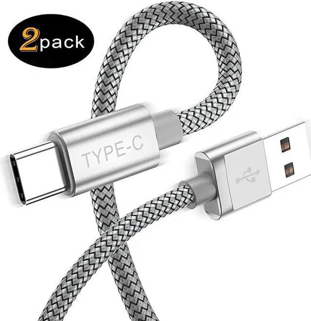 Main image of Type C Charger Cable 66FT 2PackNylon Charging Cord for Samsung Galaxy Fold Note 10 9 S8 S9 S10 Plus S10E 10E S10+S20 Ultra S20+ 20 20+LG V50 V40 V35 V30 G7 G8 ThinqGoogle Pixel 4 3 3a 2 XL