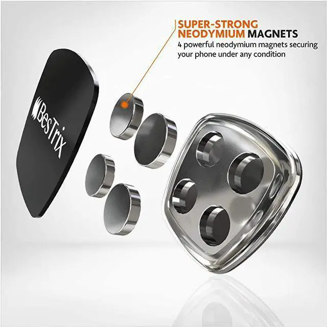 Alt view image 5 of 7 - Phone Holder for Car Magnetic Car Phone Mount | Dashboard Car Phone Holder Compatible with iPhone 11ProXrXsXS MAXXRX88Plus77Plus66PlusGalaxy Note S8 S9 S10 All Smartphones