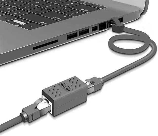 Alt view image 5 of 5 - Cable Coupler, RJ45 Adapter - Shielded in-Line Coupler for Cat7/Cat6/Cat5e/cat5 Ethernet Cable Extender Connector - Ethernet Cable Connectors Female to Female(Gray-5 Pack)