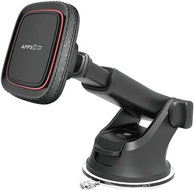 Main image of Magnetic Phone Car Mount, Universal Dashboard Windshield Industrial-Strength Suction Cup Car Phone Mount Holder with Adjustable Telescopic Arm,6 Strong Magnets,for All Cell Phones