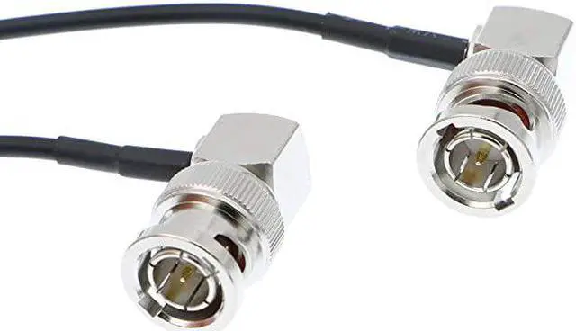 Alt view image 2 of 4 - Blackmagic RG179 Coax BNC Right Angle Male to Male Flexible HD SDI Cable for BMCC Video Camera