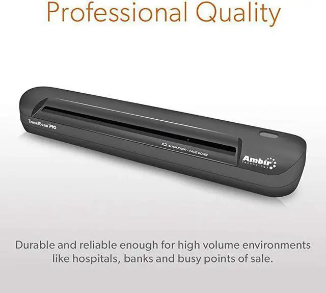 Alt view image 3 of 5 - TravelScan Pro 600 Simplex Document Scanner
