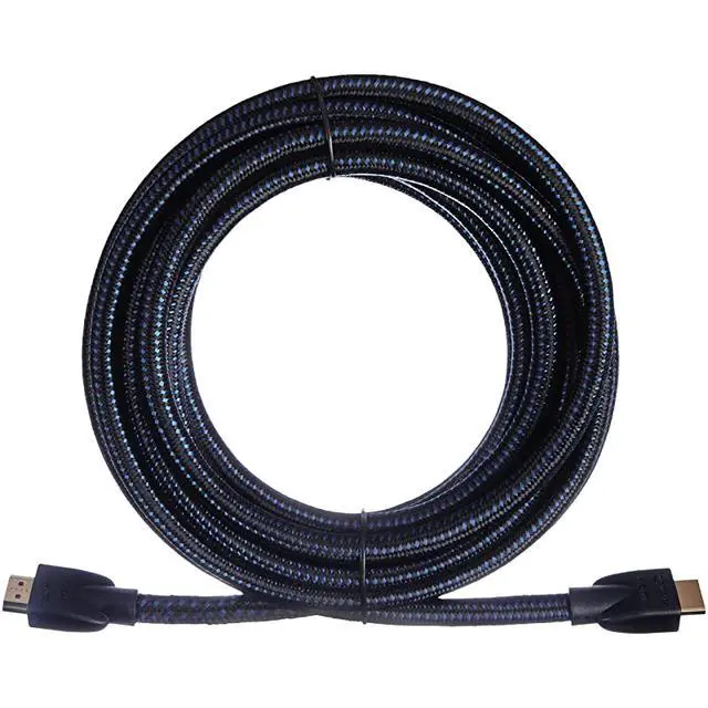 Alt view image 4 of 4 - Braided 4K HDMI to HDMI Cable 15Foot