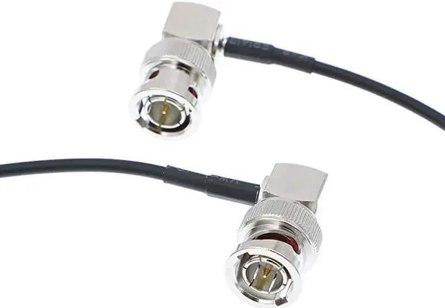 Alt view image 3 of 4 - Blackmagic RG179 Coax BNC Right Angle Male to Male Flexible HD SDI Cable for BMCC Video Camera