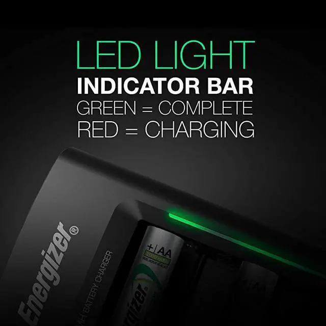 Alt view image 5 of 7 - Rechargeable Battery Charger by  for C D AA AAA 9V NiMH Rechargeable Batteries with LED Indicator and Overcharge Prevention Function