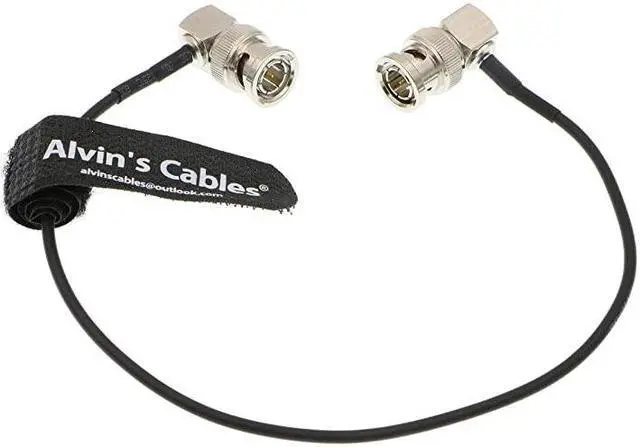 Main image of Blackmagic RG179 Coax BNC Right Angle Male to Male Flexible HD SDI Cable for BMCC Video Camera