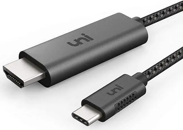 Main image of USB C to HDMI Cable for Home Office | 3ft 4K60Hz  USB TypeC to HDMI Braided Cable Thunderbolt 3 Compatible for MacBook Pro 20202019 MacBook AiriPad Pro 20202018 Samsung S20 and More
