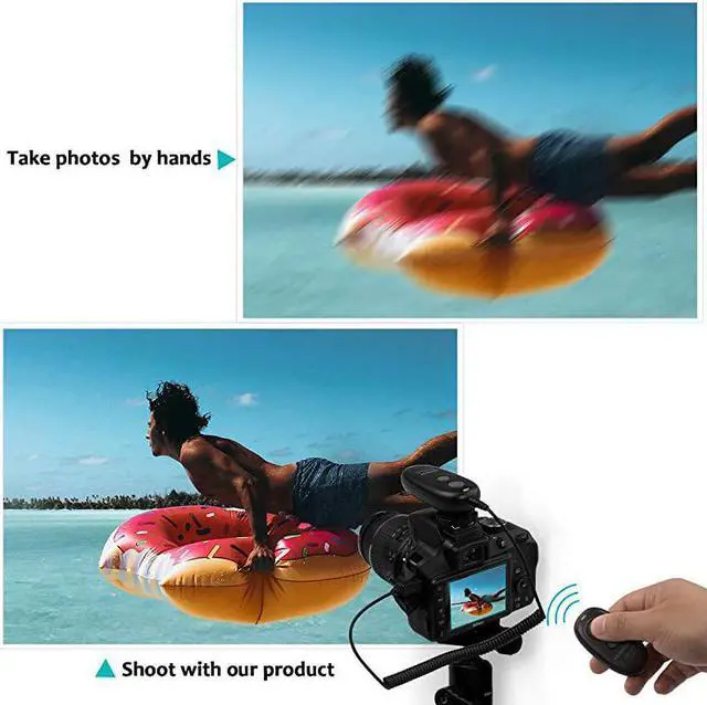 Alt view image 5 of 7 - Remote Wireless Shutter Release for Canon EOS RP Rebel T6 T7 SL2 5D Mark II 6D Mark II 7D Series 5D Series for Fujifilm XT3 for Olympus OMD EM1 Mark II for Pentax K1 Mark II