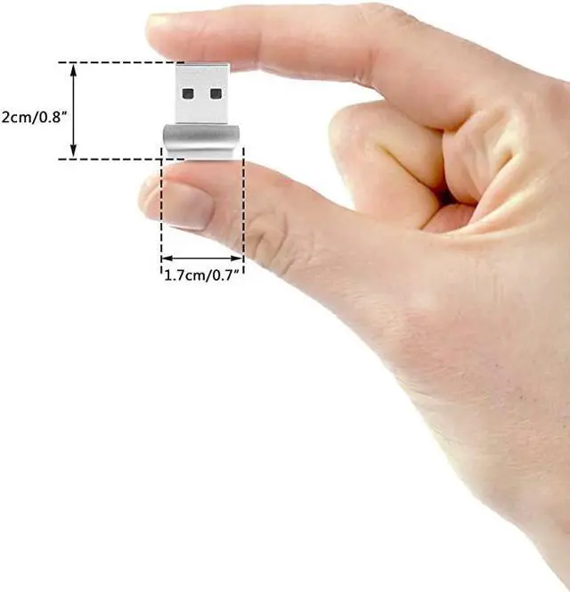 Alt view image 7 of 7 - USB Fingerprint Reader  Portable Security Key Biometric Fingerprint Scanner Support Windows 10 3264 Bits with Latest Windows Hello Features 1Pack