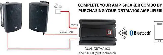 Alt view image 6 of 6 - LU43PB 3-Way High Performance Outdoor Indoor Speakers with Powerful Bass | Effortless Mounting Swivel Brackets | All Weather Resistance | Expansive Stereo Sound Coverage | Sold in Pairs