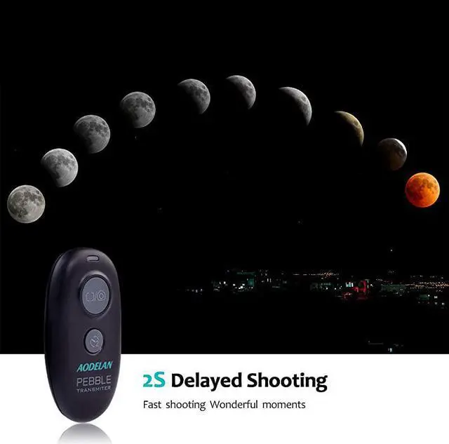 Alt view image 6 of 7 - Remote Wireless Shutter Release for Canon EOS RP Rebel T6 T7 SL2 5D Mark II 6D Mark II 7D Series 5D Series for Fujifilm XT3 for Olympus OMD EM1 Mark II for Pentax K1 Mark II