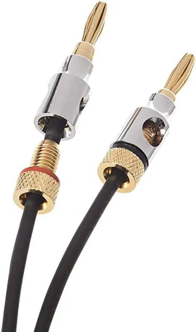 Alt view image 4 of 4 - Basics Speaker Cable with GoldPlated Banana Tips CL2 999 Oxygen Free 6Foot