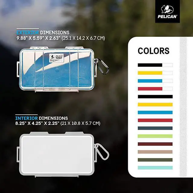 Alt view image 7 of 7 - 1060 Micro Case for iPhone Cell Phone GoPro Camera and More BlueClear