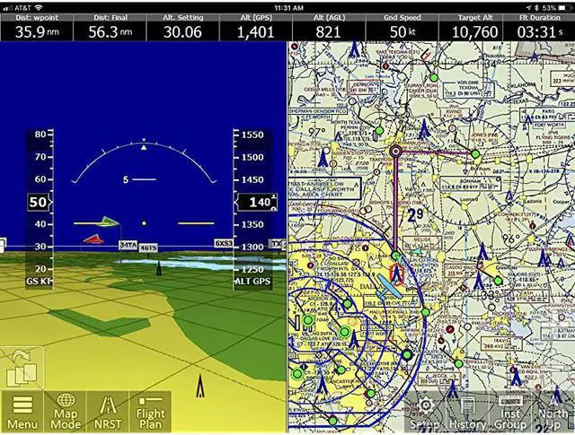 Alt view image 7 of 7 - ADSB Dual Band Receiver Aviation Weather and Traffic External WAAS GPS AHRS Battery Pack Suction Mount Antennas SDR