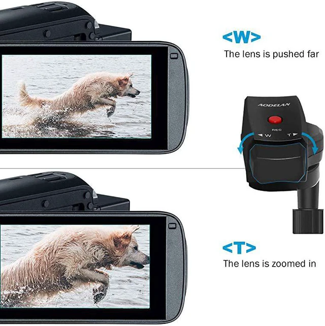 Alt view image 3 of 7 - Lanc Camcorder Zoom Controller Video Camera Zoom and Video Recording Remote Control with 25mm Jack Cable for Sony 190P 150P 198P VX2000E Canon Panasonic Camera