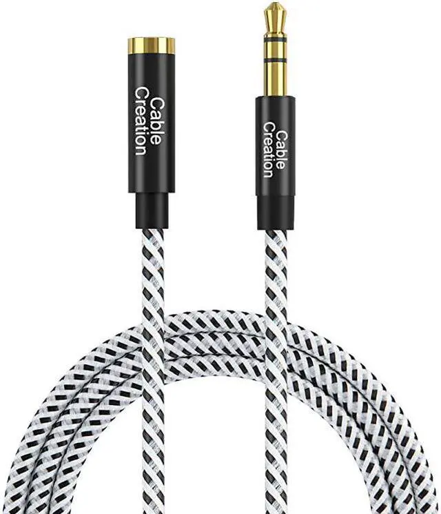 Main image of 35mm Headphone Extension Cable  35mm Male to Female Stereo Audio Extension Cable Adapter with Gold Plated Connector 3 Feet 09M
