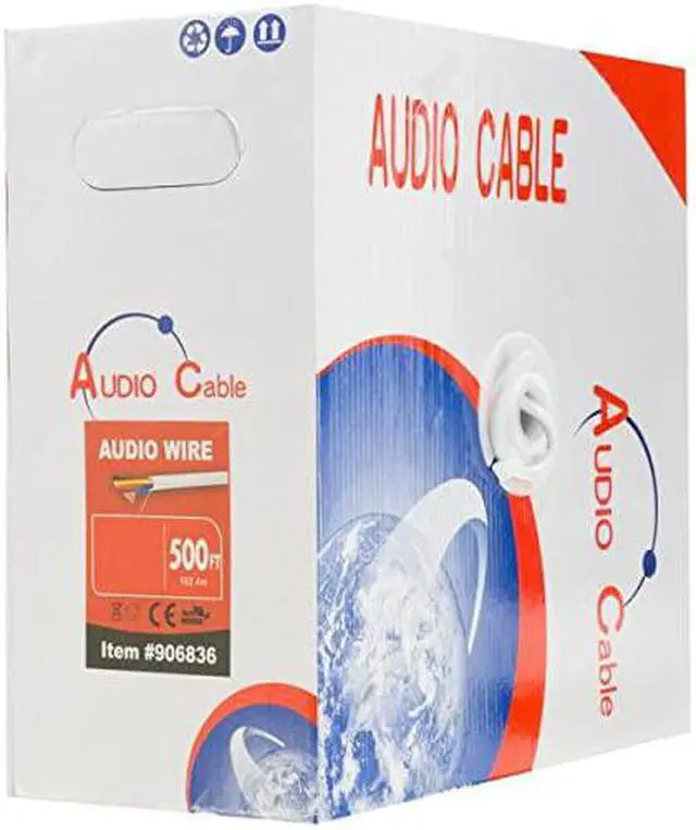 Alt view image 2 of 4 - 18AWG 2 Conductors 182 CL2 Rated Loud Speaker Cable Wire Pull Box for inWall Installation 18AWG 2 Conductors