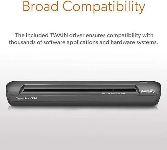 Alt view image 4 of 5 - TravelScan Pro 600 Simplex Document Scanner