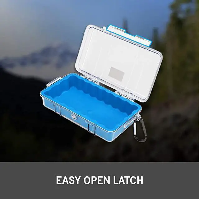 Alt view image 5 of 7 - 1060 Micro Case for iPhone Cell Phone GoPro Camera and More BlueClear