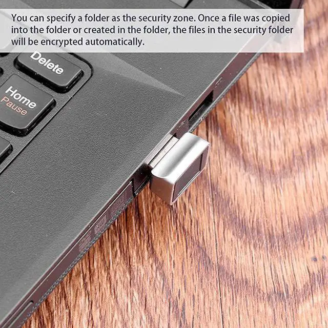 Alt view image 2 of 7 - USB Fingerprint Reader  Portable Security Key Biometric Fingerprint Scanner Support Windows 10 3264 Bits with Latest Windows Hello Features 1Pack