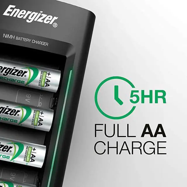 Alt view image 4 of 7 - Rechargeable Battery Charger by  for C D AA AAA 9V NiMH Rechargeable Batteries with LED Indicator and Overcharge Prevention Function
