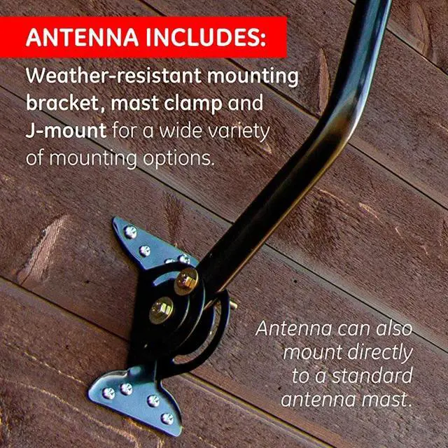 Alt view image 5 of 7 - Pro Outdoor Yagi TV Antenna HDTV Antenna Long Ran Antenna Compact Design Digital Yagi Antenna Directional Antenna 4K 1080P VHF UHF 33685