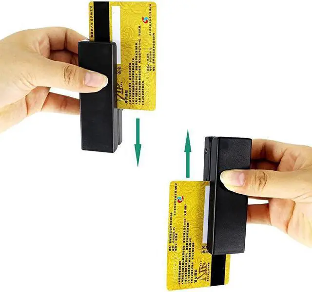 Alt view image 2 of 7 - Magnetic Stripe Card Reader 3Track POS Credit Card Reader Swiper Magstripe Swipe Card Reader