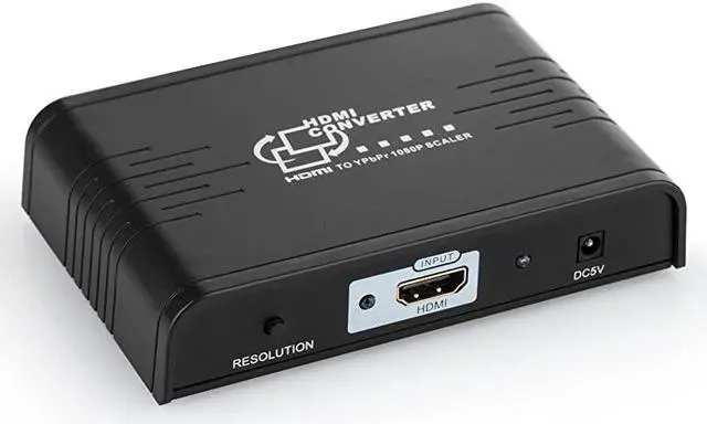 Alt view image 4 of 7 - HDMI to 1080P Component Video YPbPr Scaler Converter Adapter with Coaxial Audio Output + RL Audio Support Windows 10Black