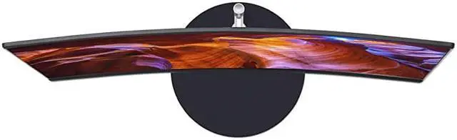 Alt view image 6 of 7 - 24" Curved 75Hz Gaming LED Monitor Full HD 1080P HDMI VGA Speakers, VESA Wall Mount Ready Metal Black 2019 (C248W-1920RN)