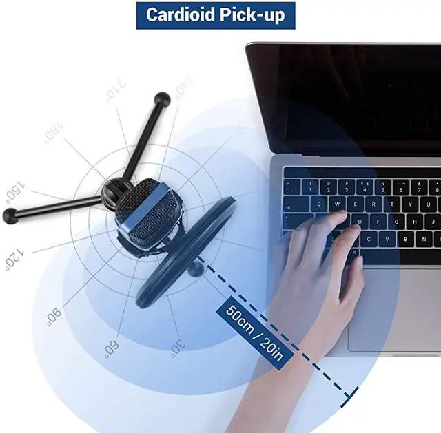 Alt view image 4 of 7 - USB Gaming Microphone  Computer Condenser PC Mic with Tripod Stand Pop Filter for Streaming Podcasting Vocal Recording Compatible with iMac PC Laptop Desktop Windows Computer TC777