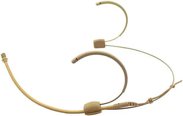 Alt view image 2 of 2 - Pro Earhook Headset Headworn Omnidirectional Microphone  MICJ 060 Compatible with AKG Samson Wireless Transmitter Mini XLR TA3F Plug