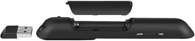 Alt view image 5 of 7 - Wireless Presenter Hyperlink Volume Control Presentation Clicker RF 24GHz USB PowerPoint Clicker Presentation Remote Control Pointer Slide Advancer Black