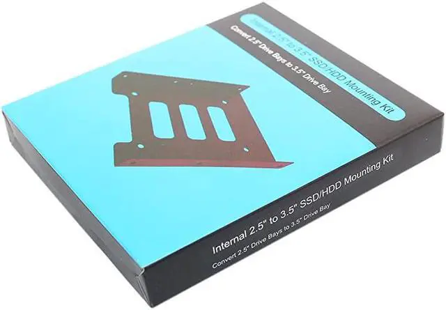 Alt view image 7 of 7 - SSD Mounting Bracket  SSD Bracket 25 to 35 Adapter SSD HDD Metal Mounting Bracket Adapter Hard Drive Holder for PC SSD Pack of 2