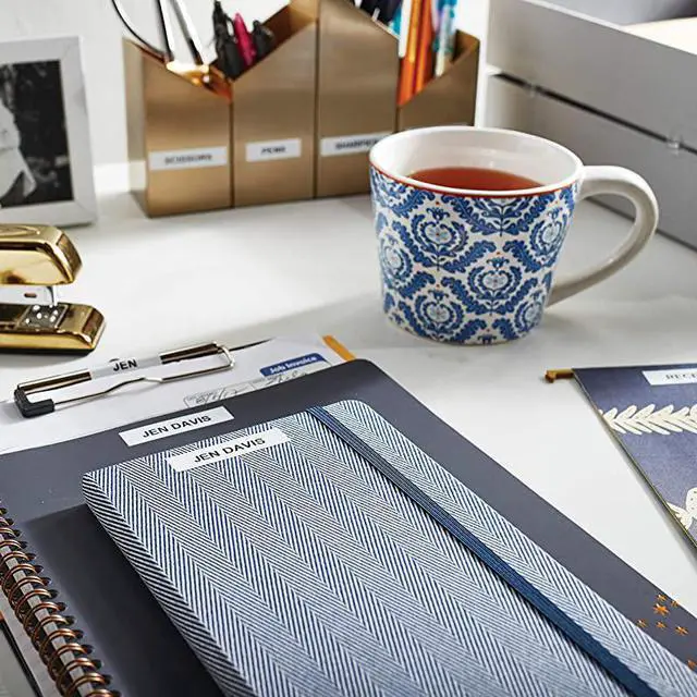 Alt view image 4 of 5 - LetraTag LT-100T Plus Compact, Portable Label Maker with QWERTY Keyboard (1733013),Silver/Blue