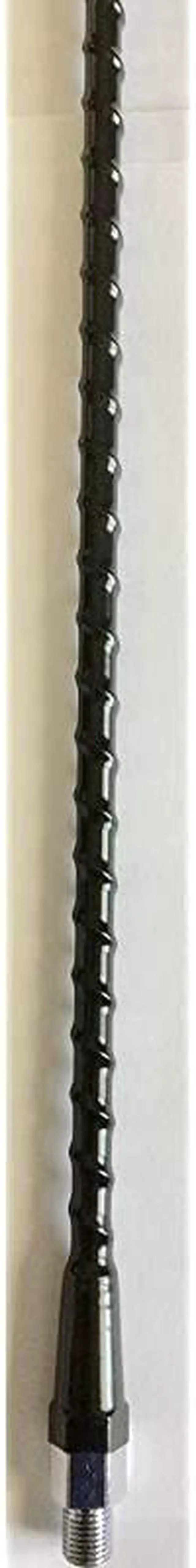 Alt view image 3 of 3 - 3` Foot Fiberglass 1000 Watt Black CB Radio Antenna