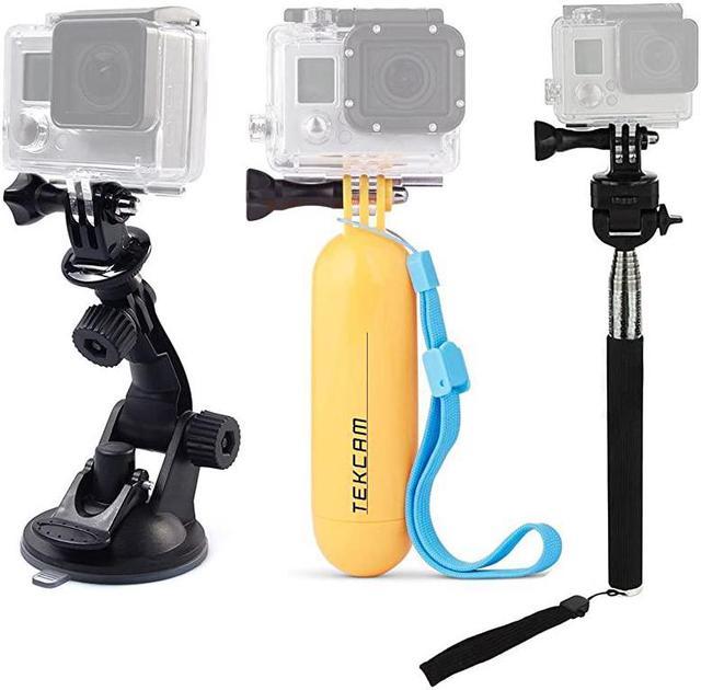EEEkit Go Pro 8 In 1 Starter Kit New Head Chest Mount Selfie Stick Suction  Cup