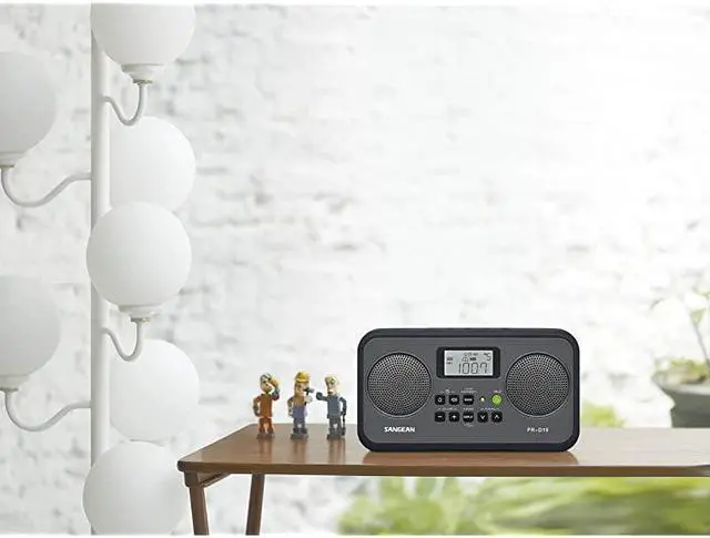Alt view image 4 of 6 - PRD19BK FM StereoAM Digital Tuning Portable Radio with Protective Bumper GrayBlack