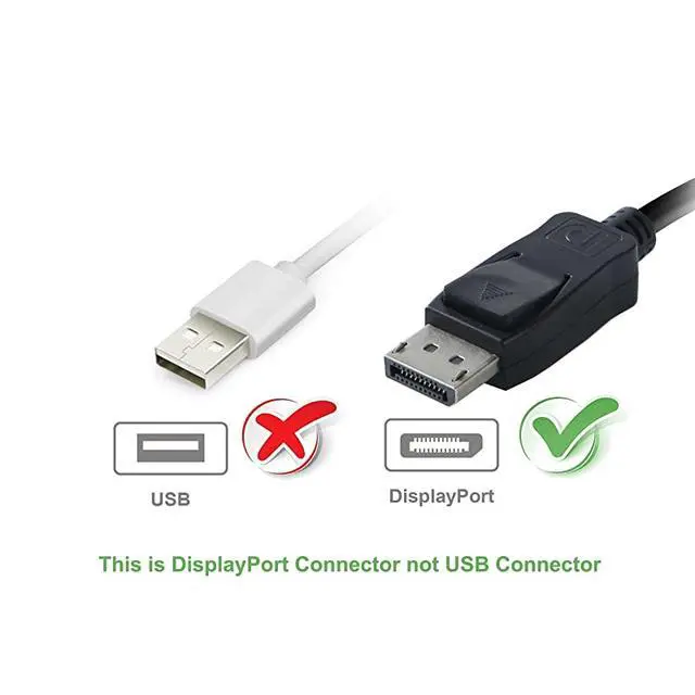 Alt view image 5 of 5 - DisplayPort Display Port DP Male to VGA Female Cable Adapter Converter Black Male to Female for DisplayPort Enabled Desktops to Connect to VGA Displays for PC