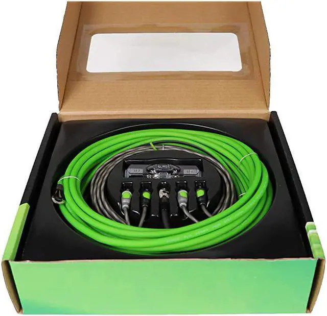 Alt view image 3 of 7 - Surge F-4 Flo Series by Surge 4 Gauge 2000W AWG Amplifier Installation Wiring Amp Install Kit,Envy Green