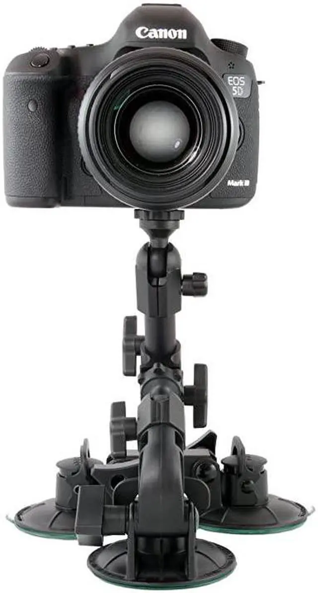 Alt view image 7 of 7 - Devices Fat Gecko Triple Suction Camera Mount DDMNTTRIPLE