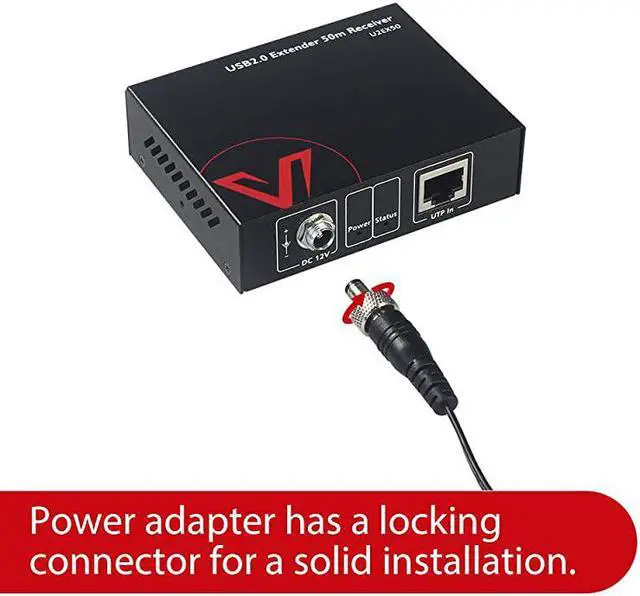 Alt view image 5 of 6 - USB Extender 165ft Over Cat5e6 with 4 USB20 PortsPlug and Play No DriverSupports All Operating SystemTwo Web Cameras Work SynchronouslyPerfect for Work at Home