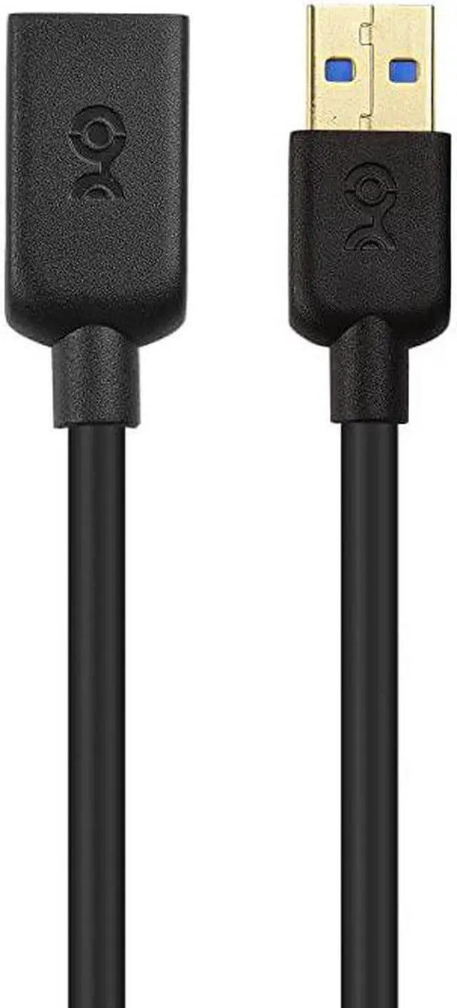Alt view image 5 of 5 - USB to USB Extension USB 30 Extension in Black 6 Feet for Oculus Rift HTC Vive Playstation VR Headset and More