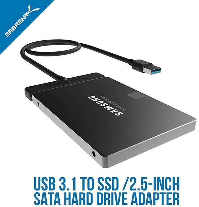 Alt view image 6 of 7 - USB 31 TypeA to SSD 25Inch SATA Hard Drive Adapter Optimized for SSD Support UASP SATA III ECSS31